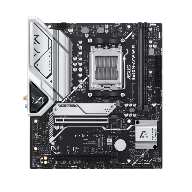 Asus B650M-AYW WIFI-SI AMD AM5 DDR5 Micro-ATX  Motherboard. OEM Pack
