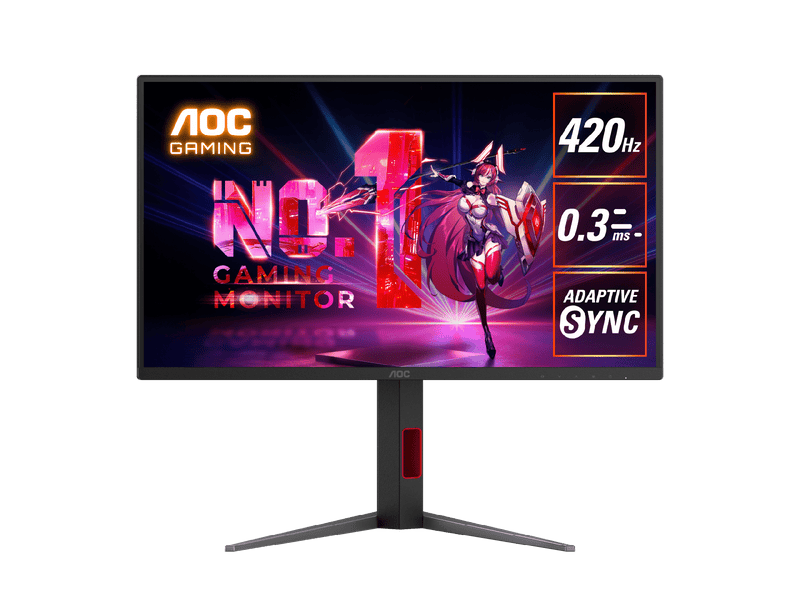 AOC 25G4K 24.5" 420Hz Gaming Monitor. Fast IPS, 420Hz, 0.3ms, Adaptive Sync, DisplayHDR 400, 1920 × 1080 (FHD)