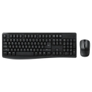 Rapoo X1800Pro Wireless Optical Keyboard and Mouse Combo. Black