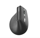 Rapoo EV310M Multi-Mode 2400 DPI Vertical Wireless Mouse. Bluetooth, 2.4GHz, Black