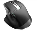 Rapoo MT750PLUS Multi-Mode 4000 DPI Wireless Ergonomic Mouse. Bluetooth, 2.4GHz, Rechargeable, Black