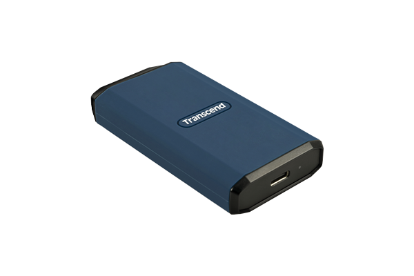 Transcend TS1TESD410C 1TB ESD410 Portable & Rugged SSD.  Dark Blue, USB Type C/Type A, Up to 2,000 MB/s