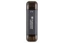 Transcend TS2TESD310C 2TB ESD310 Portable SSD.  Black, USB Type C/Type A, Up to 1,050 MB/s