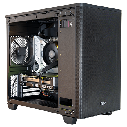 QuantumCrown. Ready To Go Gaming PC (OP-S04183/ROC-S04210/CAN-S04249) R5-7500F, RTX 4060 8GB, 16GB RAM, 1TB SSD, Win 11 Home, 3Y Warranty