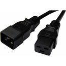 8Ware Power Cable Extension Cable. IEC-C19 Male to IEC-C20 Female, 2m