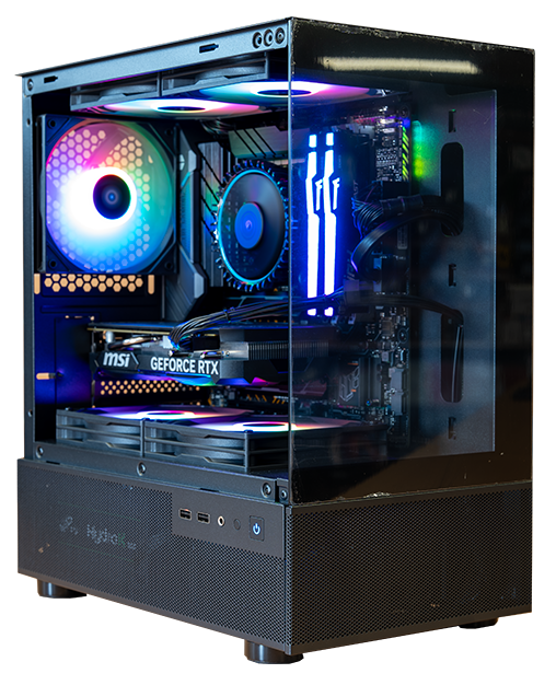 QuantumCrown. Ready To Go Gaming PC (OP-S05282) i5-14400F, RTX 4060 8GB, 16GB RAM, 1TB SSD, Win 11 Home, 3Y Warranty