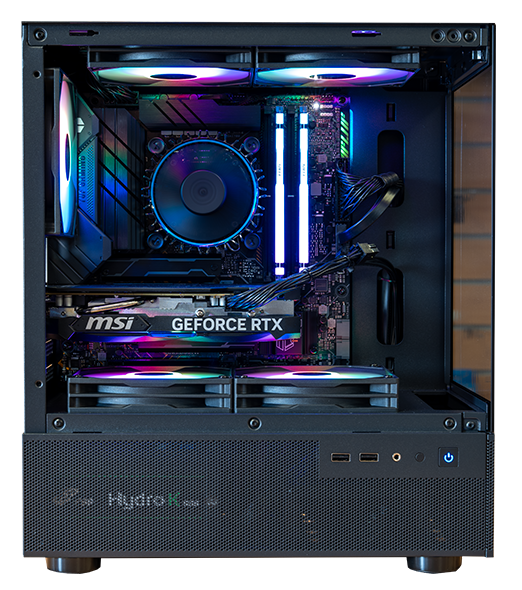 QuantumCrown. Ready To Go Gaming PC (OP-S05282) i5-14400F, RTX 4060 8GB, 16GB RAM, 1TB SSD, Win 11 Home, 3Y Warranty