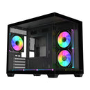 FSP S342-BA Micro-ATX Gaming Case. Black