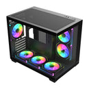FSP S342-BA Micro-ATX Gaming Case. Black