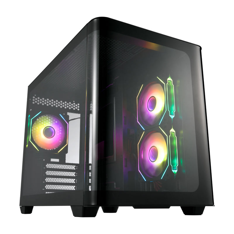 QuantumCrown. Ready To Go Gaming PC (CAN-S05292) Ryzen 5 7600, RTX 4060Ti 8GB, 32GB RAM, 2TB SSD, WIN 11 HOME, 3Y Warranty