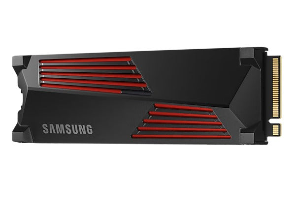 Samsung MZ-V9P1T0CW 990 PRO 1TB NVMe M.2 SSD with Heatsink