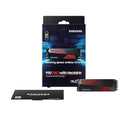 Samsung MZ-V9P1T0CW 990 PRO 1TB NVMe M.2 SSD with Heatsink
