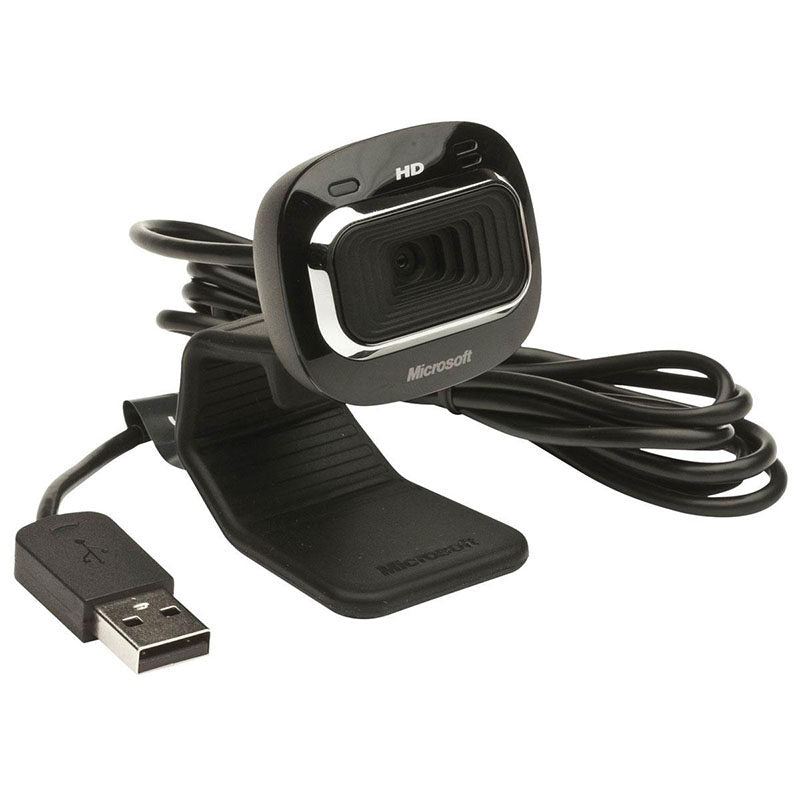 Microsoft (T3H-00014) LifeCam HD-3000 Webcam - 720p, Noise Cancelling Microphone, Skype