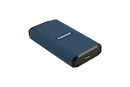 Transcend TS4TESD410C 4TB ESD410 Portable & Rugged SSD.  Dark Blue, USB Type C/Type A, Up to 2,000 MB/s