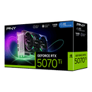 PNY VCG5070T16TFXXPB1-O GeForce RTX 5070 Ti ARGB EPIC-X RGB Overclocked Triple Fan Graphics Card