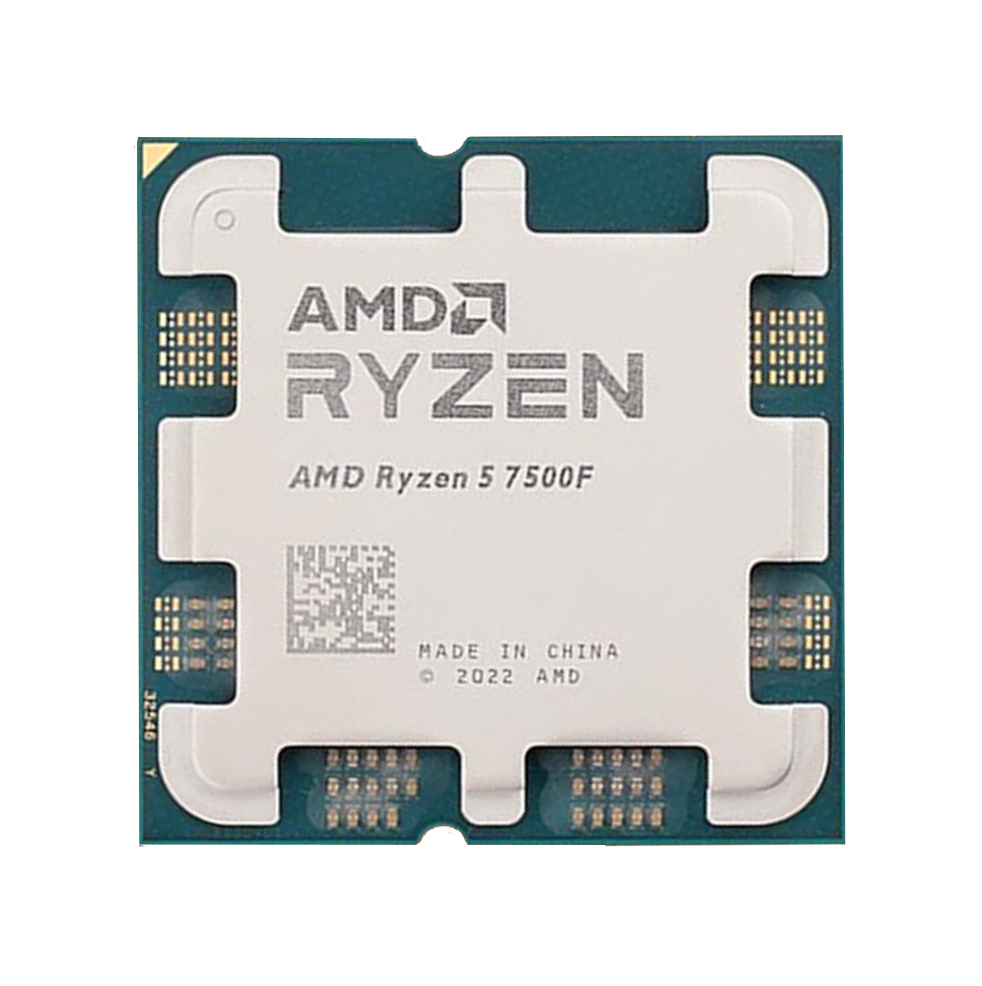 AMD Ryzen 5 7500F AM5 3.7 GHz Unlocked CPU Processor Tray Edition