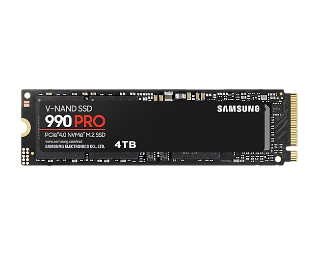 Samsung MZ-V9P4T0BW 990 Pro 4TB PCI-E 4.0 NVME M.2 SSD