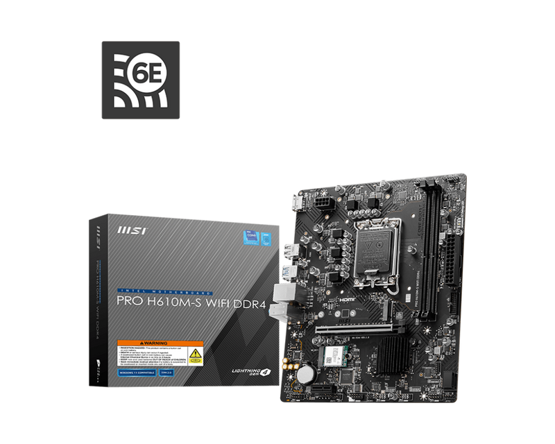 MSI H610M-S DDR4 WIFI Intel LGA1700 Motherboard