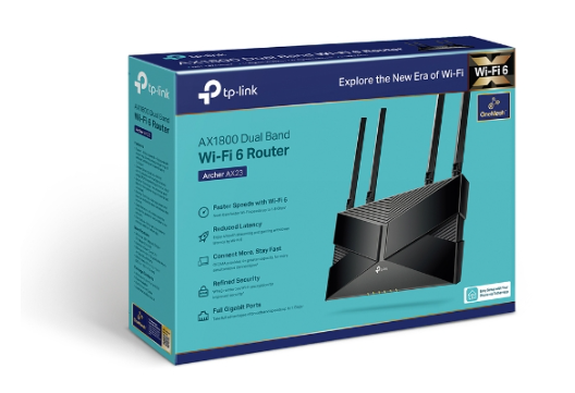 TP-Link Archer AX1800 AX1800 Dual-Band Wi-Fi 6 Router