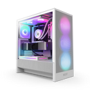 NZXT CC-H52FW-R1 H5 FLOW RGB 2024 ATX MID WITH RGB FANS. 1*360mm RGB Fan and 1*120mm Case Fan included, White