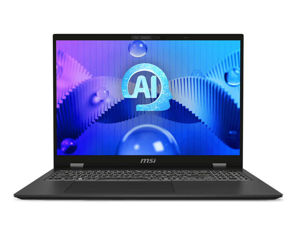 MSI Prestige 16 AI Studio B1VFG-062AU Creator and Gaming Laptop 16" UHD Intel Core™ Ultra 7 processor 155H LPDDR5 32GB 2TB SSD Windows® 11 Home Nvidia RTX 4060, GDDR6 8GB. 2 year warranty