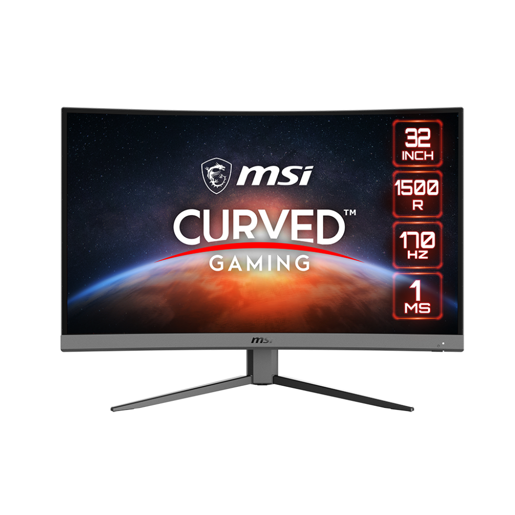 MSI G32C4 E2 31.5" Curved Gaming Monitor. 1920 x 1080 (FHD), VA, Adaptive Sync, 170Hz, 1ms