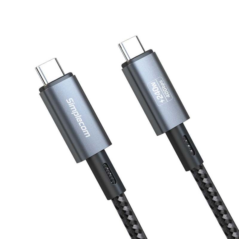 Simplecom CA612 USB-C to USB-C Cable USB4 40Gbps 5A 240W PD3.1 8K@60Hz 1.2M