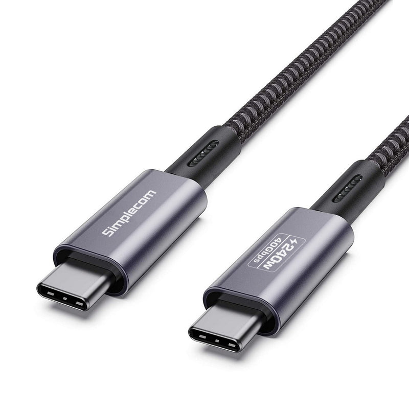 Simplecom CA612 USB-C to USB-C Cable USB4 40Gbps 5A 240W PD3.1 8K@60Hz 1.2M