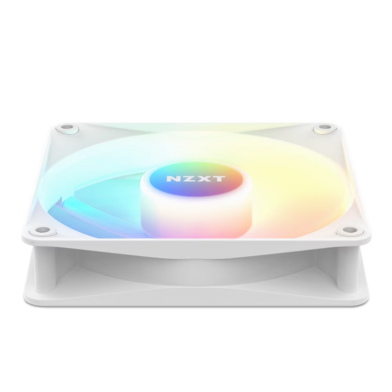 NZXT RF-C12TF-W1 F120RGB Core - 120mm Hub-mounted RGB Fan - Triple Pack (White) w/RGB Controller