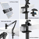 Simplecom CL516 Foldable Long Arm Stand Holder for Phone and Tablet (4"-11")