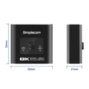 Simplecom CM302v2 Bi-Directional 2 Way HDMI 2.1 Switch Selector 8K@60Hz