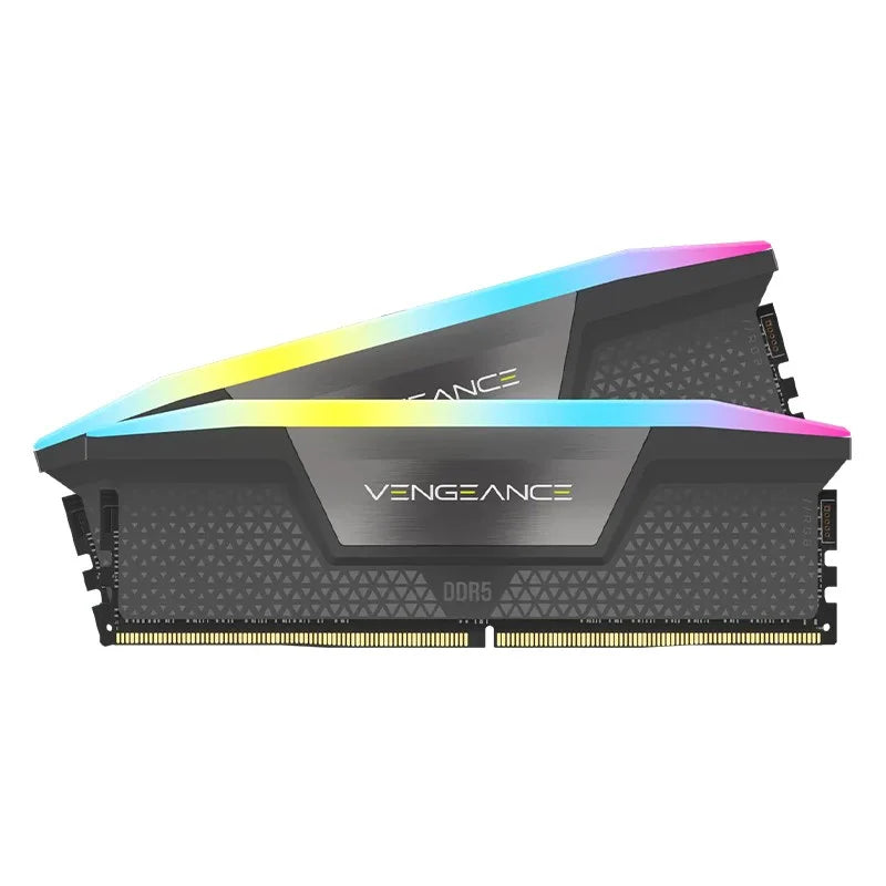 Corsair CMH64GX5M2B5600Z40K VENGEANCE® RGB 64GB (2x32GB) DDR5 DRAM 5600MT/s CL36 Memory Kit — Optimized for AMD