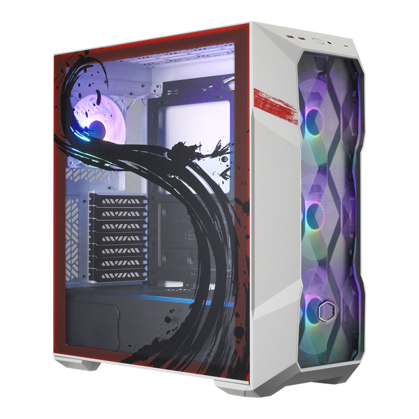 Cooler Master TD500V2-WGNN-SRY MASTERBOX TD500 MESH V2 Ryu Mid-Tower Gaming Case, SF6 Ryu