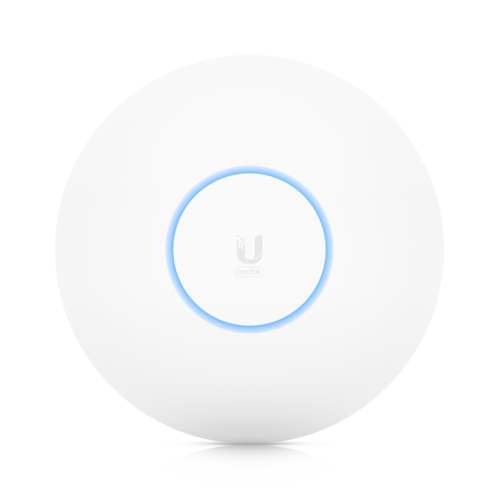 Ubiquiti U6-LR UniFi Wi-Fi 6 Long-Range AP 4x4 Mu-/Mimo Wi-Fi 6, 2.4GHz @ 600Mbps & 5GHz @ 2.4Gbps **No POE Injector Included**