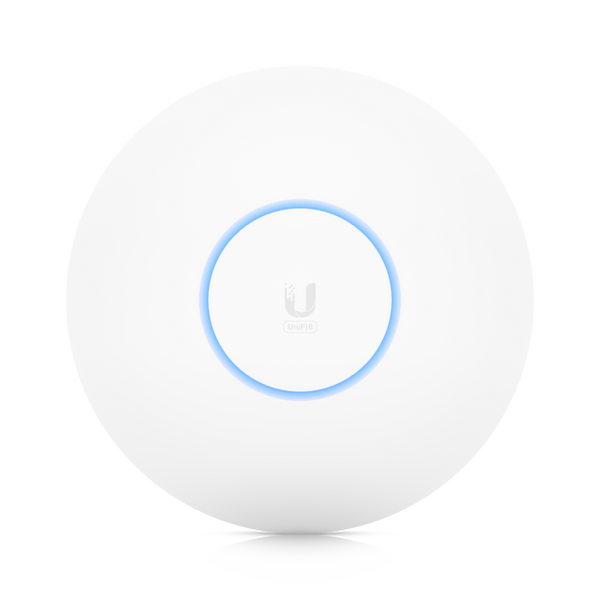 Ubiquiti U6-LR UniFi Wi-Fi 6 Long-Range AP 4x4 Mu-/Mimo Wi-Fi 6, 2.4GHz @ 600Mbps & 5GHz @ 2.4Gbps **No POE Injector Included**