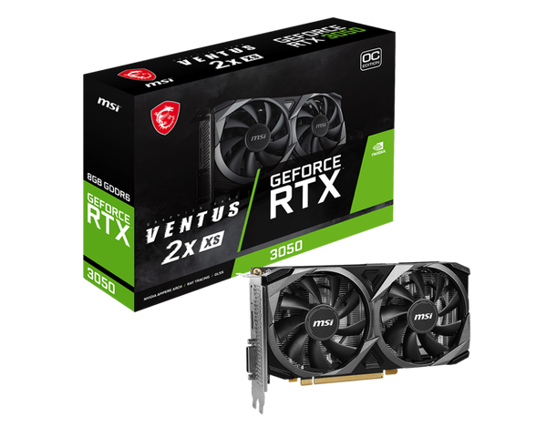MSI GeForce RTX 3050 VENTUS 2X XS 8G OC Graphics Card