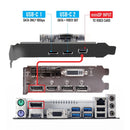 Simplecom EC365 PCIe x4 to 2-Port USB 3.2 Gen II Type-C with Mini DisplayPort Input for USB-C DP Alt Mode Expansion Card