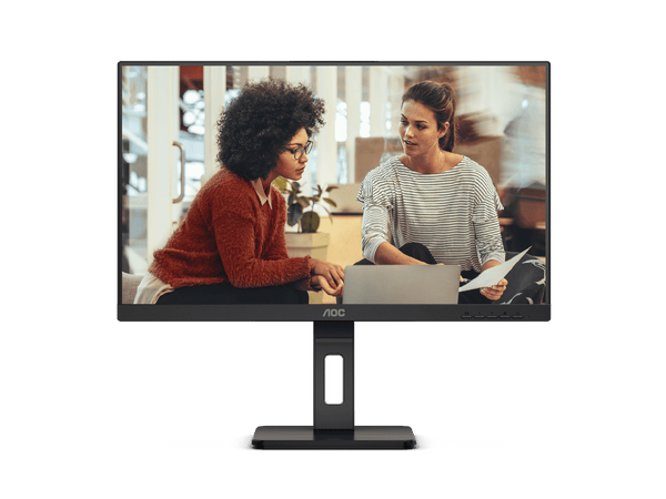 AOC 27E3QAF 27" FHD Monitor. IPS 4ms, Full HD, - DP, HDMI, VGA. Tilt, Low Blue Mode, Flicker Free, 2x Speakers. VESA 100, 3 side Frameless, Height Adjust Monitor