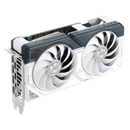 Asus DUAL-RTX4060TI-O8G-WHITE Dual GeForce RTX 4060 Ti White OC Edition 8GB GDDR6 with two powerful Axial-tech fans Gaming Graphics Card