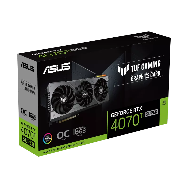 Asus TUF-RTX4070TIS-O16G-GAMING GeForce RTX 4070 TI Super OC Gaming Graphics Card