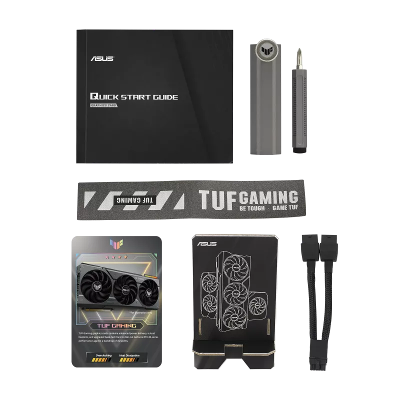 Asus TUF-RTX4070S-O12G-GAMING TUF Gaming GeForce RTX 4070 SUPER 12GB GDDR6X OC Edition Gaming Graphics Card with DLSS 3, lower temps, and enhanced durability