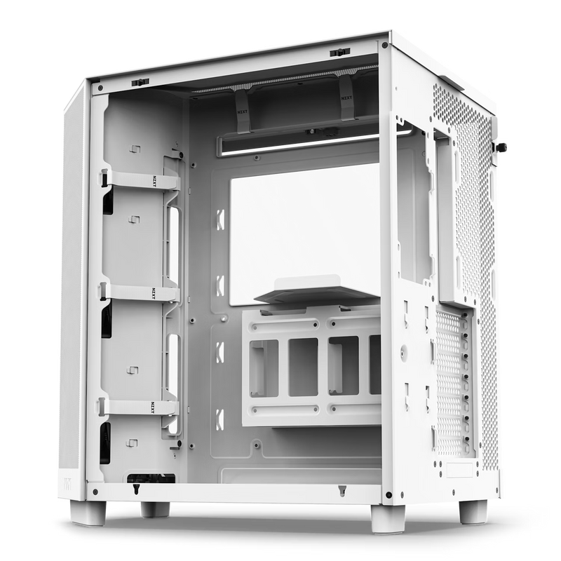 NZXT CC-H61FW-S1 H6 Flow - Fan-less (All White) SI