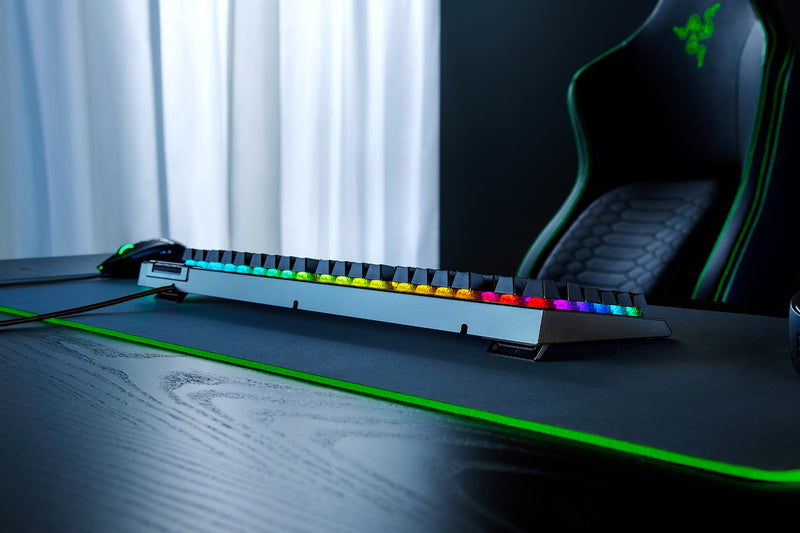 Razer RZ03-04700100-R3M1 BlackWidow V4 X-Mechanical Gaming Keyboard (Green Switch)-US Layout-FRML