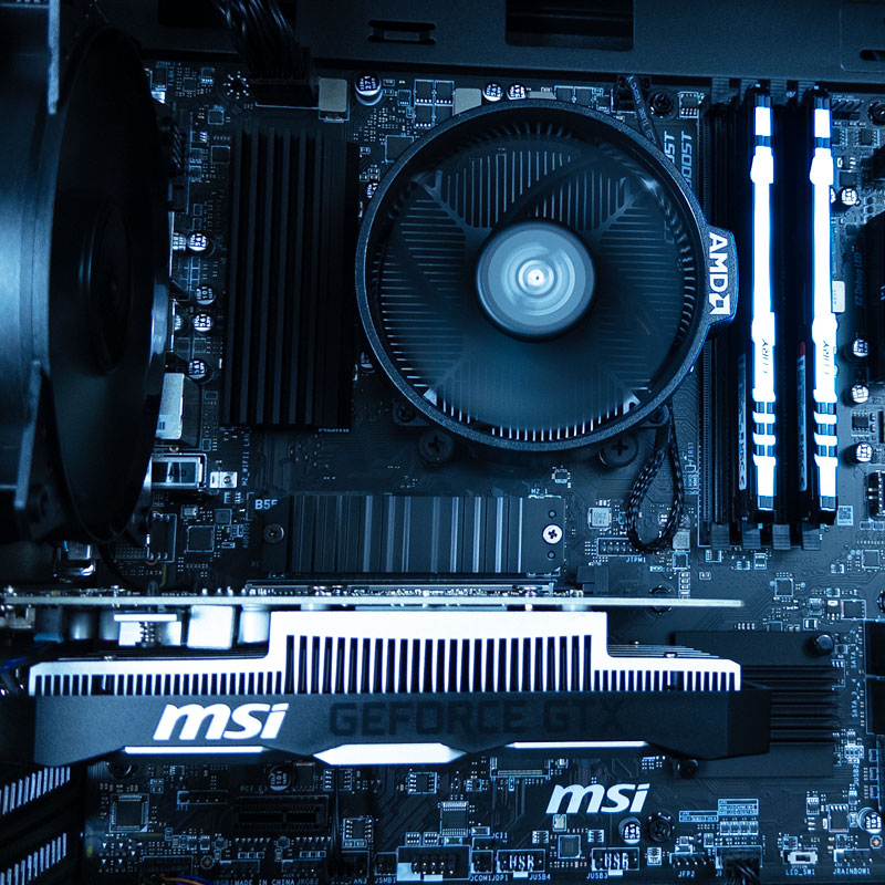 Ready To Go Gaming PC (OP-S01735) R3-4100, GTX 1650 4GB, 500GB SSD, 16GB RAM, 3Y Warranty