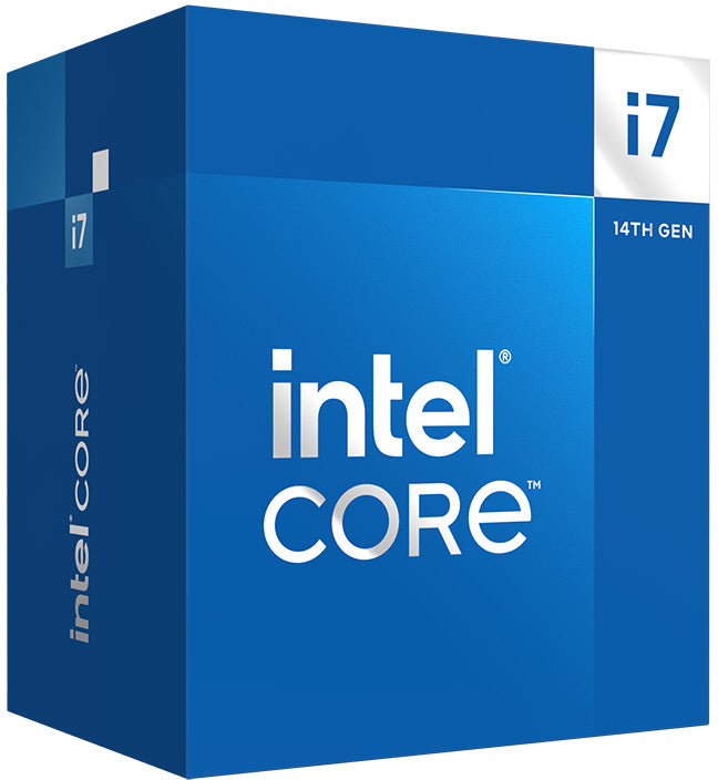 Intel BX8071514700 Core i7-14700 CPU. 20-Core (8P+12E), 30M Cache, up to 5.40 GHz, LGA 1700, Intel UHD Graphics 770