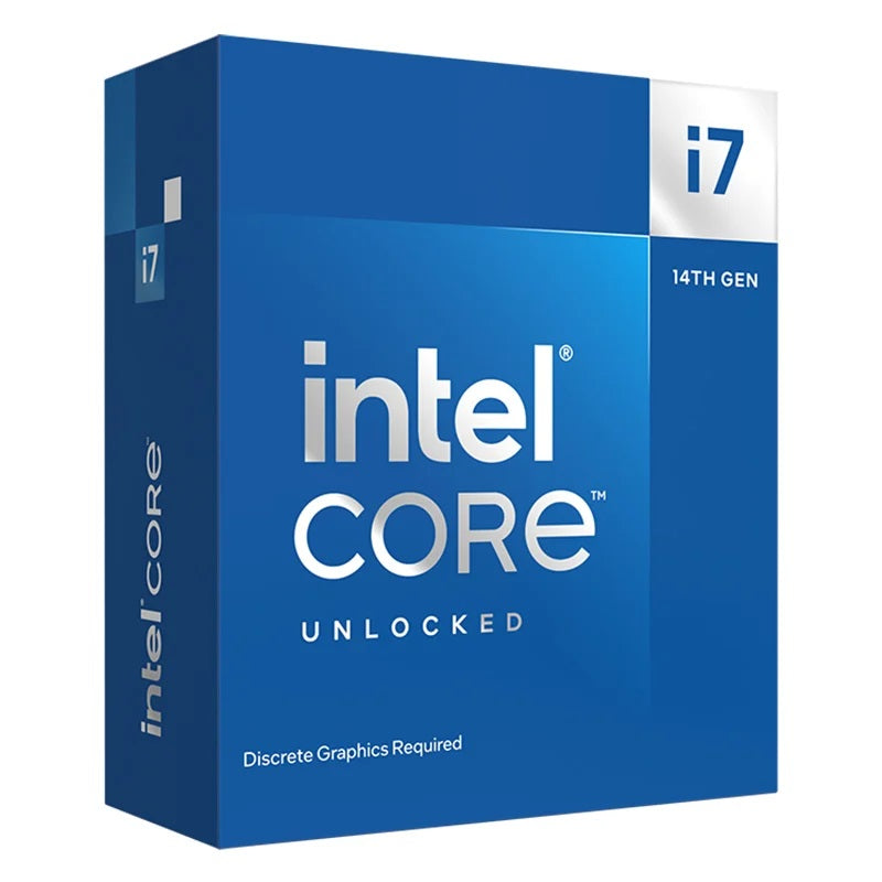 Intel BX8071514700KF Core i7-14700KF CPU. 20-Core (8P+12E), 33M Cache, up to 5.60 GHz, LGA 1700, Without Integrated Graphics