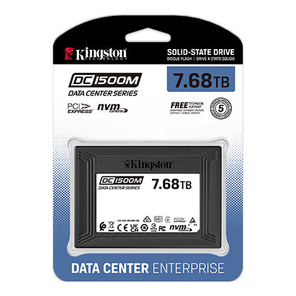 Kingston Technology DC1500M U.2 Enterprise SSD 7680 GB PCI Express 3.0 3D TLC NVMe