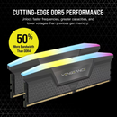 Corsair CMH32GX5M2B6000Z30K VENGEANCE® RGB 32GB (2x16GB) DDR5 DRAM 6000MT/s CL30 AMD EXPO & Intel XMP Memory Kit
