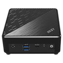 MSI Cubi N ADL-009AU Cubi N ADL Mini PC. Black, Celeron N100/4GB/128GB SSD/Wifi/Win11Pro/3Y