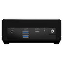 MSI Cubi N ADL-009AU Cubi N ADL Mini PC. Black, Celeron N100/4GB/128GB SSD/Wifi/Win11Pro/3Y